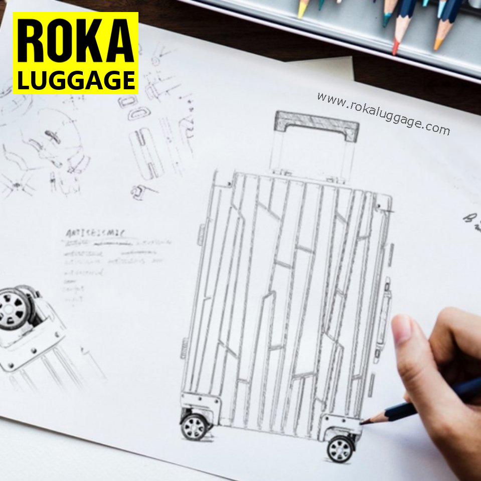 ROKA LUGGAGE,ECO-friendly sustainable rolling luggage manufacturer,rPET luggage factory,rPET suitcase factory in China,Roka sustainable luggage is made of rPET recycled from plastic bottles