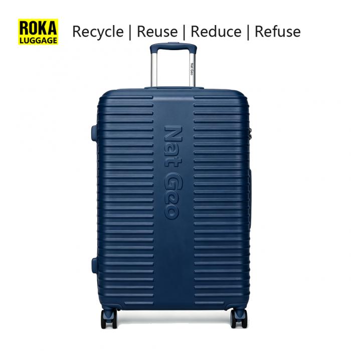 Nowdays Trending lifestyle Eco-friendly Sustainable rPET suitcase