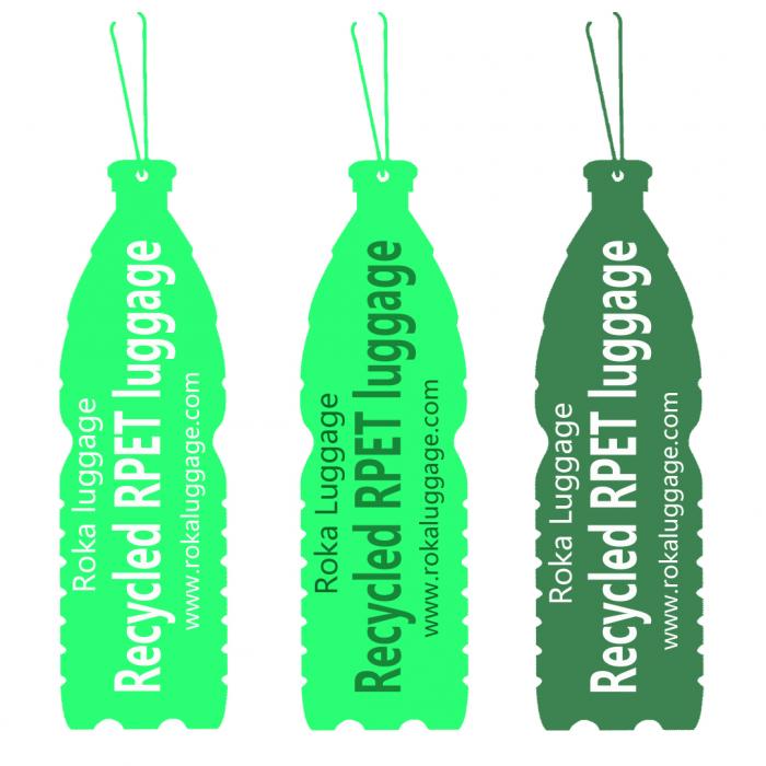Special Designed Sustainable Recycled RPET Luggage Tag