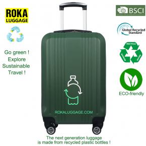 ECO-friendly Recycled rPET Bagages Sustainable luggage