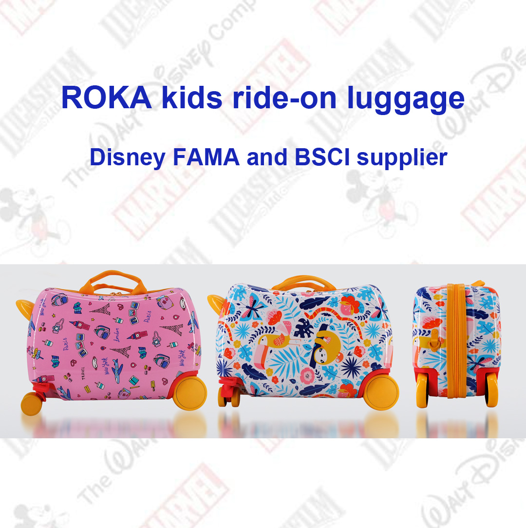 Roka Disney kids ride-on luggage,Disney kids ride-on suitcase,Disney kids ride-on luggage factory,Disney kids ride-on suitcase factory,Disney kids luggage factory,Disney kids suitcase factory