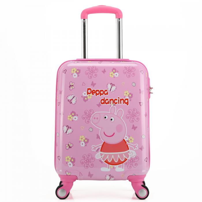Peppa pig kids trolley luggage kids trolley suitcase supplier